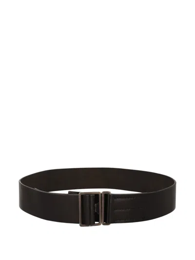 Pre-owned Saint Laurent Buckle Fastening Belt In Black