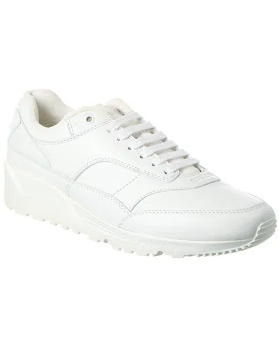 Saint Laurent Bump Sneakers In Smooth Leather In White