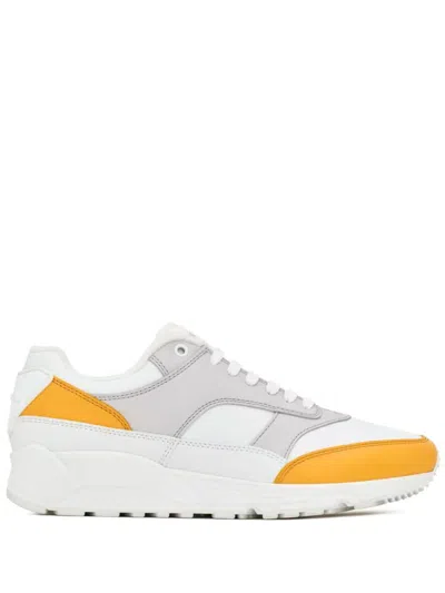 Saint Laurent Chunky Rubber Sole Sneakers Bump In White