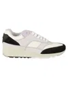 Saint Laurent Bump Low-top Sneakers In White/air Green/black