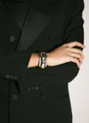 Saint Laurent Bumpy Bracelet In Gold