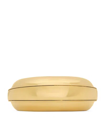 Saint Laurent Bumpy Cuff In Metallic
