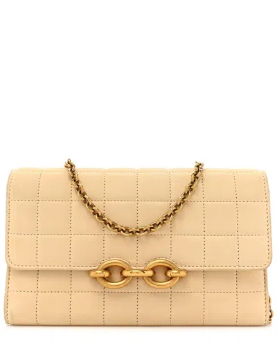 Saint Laurent Burro Nappa Leather Le Maillon Wallet On Chain (authentic Pre-loved) In Pattern