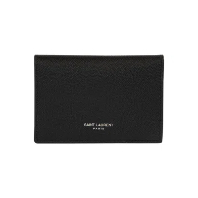 Pre-owned Saint Laurent Business Card Holder 'black' | Men's Size Onesize