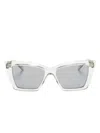 Saint Laurent Butterfly-frame Sunglasses In Neutrals