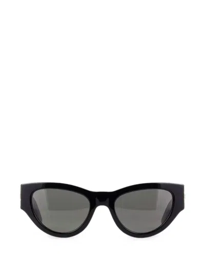 Saint Laurent Butterfly-frame Sunglasses In Black