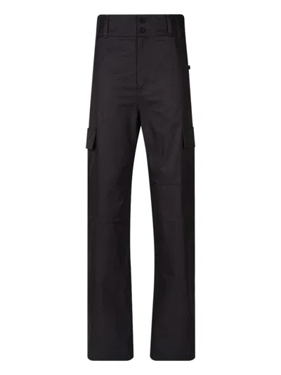 SAINT LAURENT SAINT LAURENT BUTTON DETAIL STRAIGHT LEG PANTS