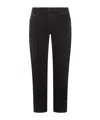 Saint Laurent Washed-out Slim Jeans In Black