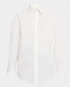 Saint Laurent Button-front Shirt In Craie