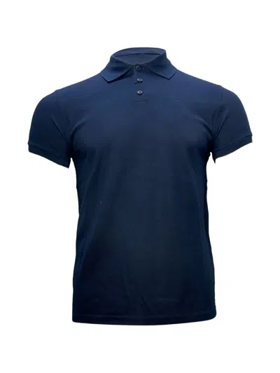 Pre-owned Saint Laurent Buttoned Polo Shirt In Blue