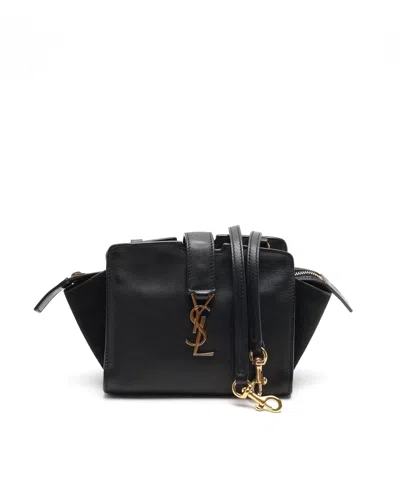 Saint Laurent Cabas Toy Bag In Black