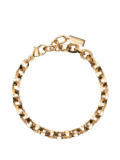 Saint Laurent Cable-link Bracelet In Gold