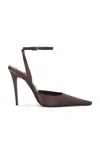 Saint Laurent Cabourg Pump In Black Brown