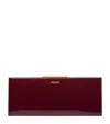 Saint Laurent Calfskin Midnight Clutch Bag In Red