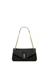 Saint Laurent Calypso Shoulder Bag In Black