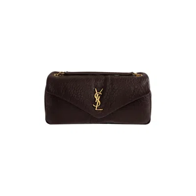 Pre-owned Saint Laurent Calypso Chain Bag 'dark Currant' | Brown | Women's Size Onesize