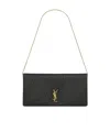Saint Laurent Calypso Grained Lambskin Mini Bag In Black