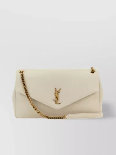 Saint Laurent Large Calypso Shoulder Bag With Chain Strap