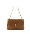 Saint Laurent Calypso Large In Suede