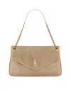 Saint Laurent Calypso Large Suede Bag