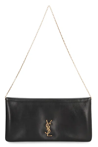 Saint Laurent Calypso Leather Mini Bag