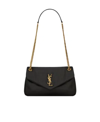 SAINT LAURENT SAINT LAURENT CALYPSO LOGO PLAQUE SHOULDER BAG