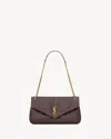 Saint Laurent Calypso Medium Shoulder Bag In Brown