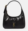 Saint Laurent Calypso Mini Leather Shoulder Bag In Black
