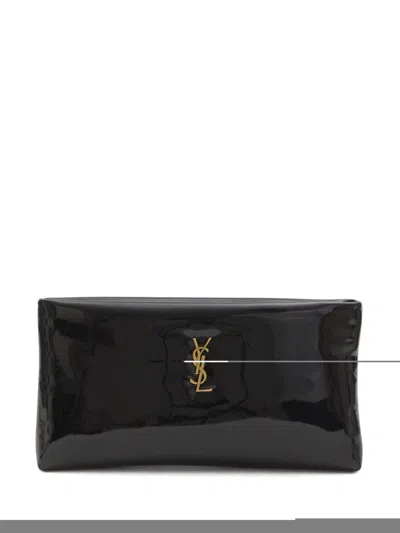Saint Laurent Calypso Pouch In Black