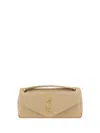 Saint Laurent Calypso Shoulder Bag In Dk Toffee