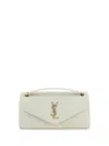 Saint Laurent Calypso Padded-leather Shoulder Bag In New Crema Soft
