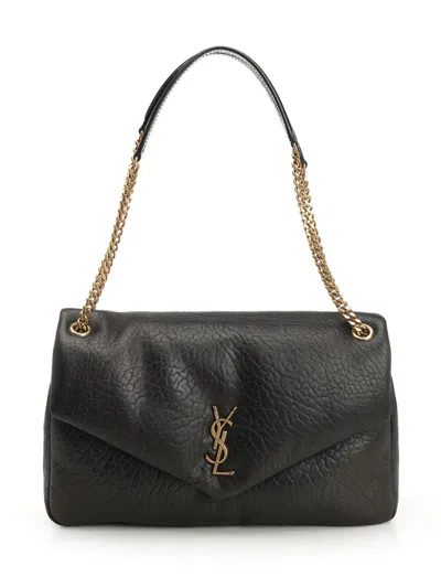 Saint Laurent Calypso Shoulder Bags Black