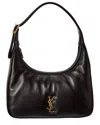 Saint Laurent Calypso Small Leather Hobo Bag In Black