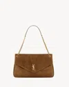 Saint Laurent "calypso" Xxl Crossbody Bag In Brown