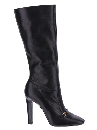 SAINT LAURENT CAMDEN BOOTS IN SHINY GRAINED LEATHER