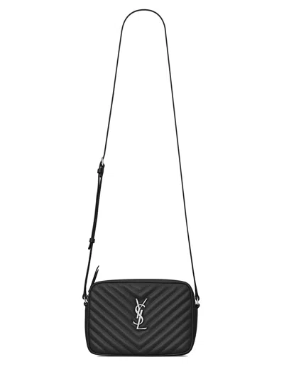 Saint Laurent Camera Bag "lou" In Black