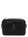 Saint Laurent Camera Bag Lou Crossbody Bag In Black