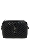 Saint Laurent Lou Quilted Leather Camera Bag In Black