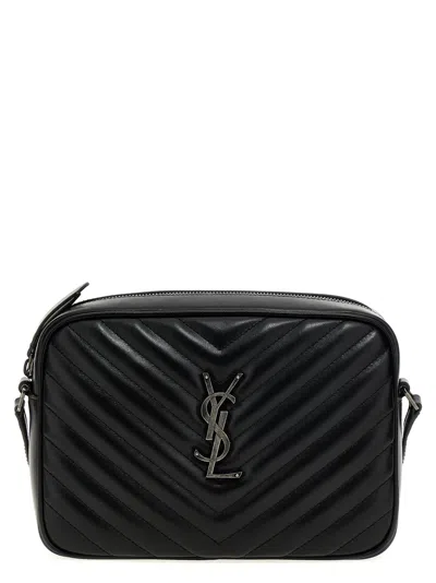 Saint Laurent 'camera Bag Lou' Crossbody Bag In Black