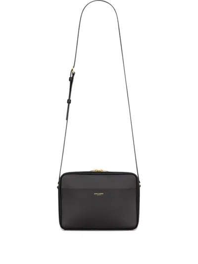 Saint Laurent Leather Camera Bag Shoulder Bag In White
