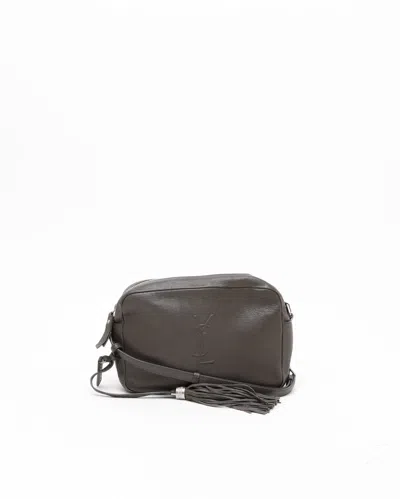 Saint Laurent Camera Lou Bag In Gray