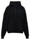 Saint Laurent Camionneur Molleton Hoodie In Black