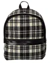 Saint Laurent Camp Leather-trim Backpack In White