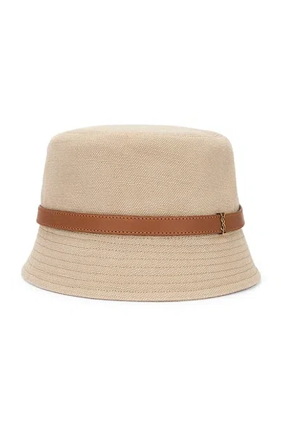 SAINT LAURENT CANVAS BUCKET HAT