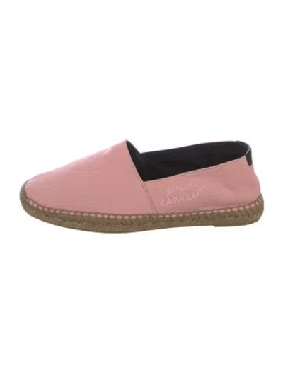 Pre-owned Saint Laurent Canvas Espadrilles In Pink