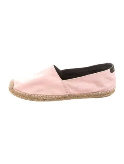 Pre-owned Saint Laurent Canvas Espadrilles In Pink