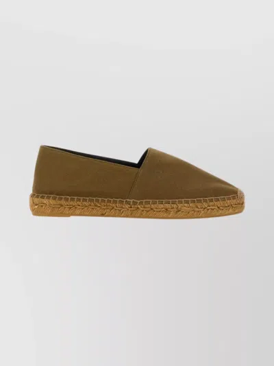 SAINT LAURENT CANVAS ESPADRILLES RUBBER SOLE