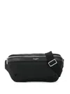 Saint Laurent Logo-lettering Belt Bag In Black