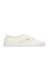 Saint Laurent Ivory Canvas Wes Sneakers In White
