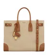 Saint Laurent Canvas Sac Du Jour Tote Bag In Nude